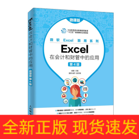 Excel在會計和財管中的應用 Excel在會計和財管中的應用