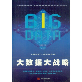 大數據大戰略中國言實出版社 大數據大戰略中國言實出版社