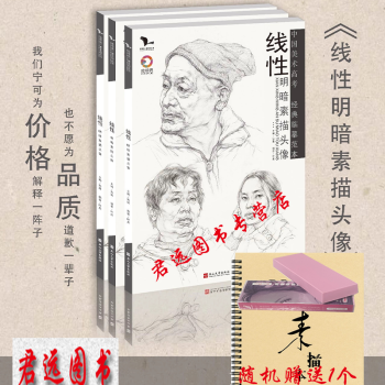 線性-明暗素描頭像 線性-明暗素描頭像