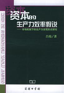 資本的生產力效率假說 資本的生產力效率假說