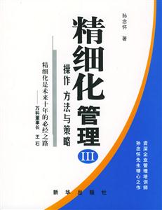 精細(xì)化管理III 精細(xì)化管理III